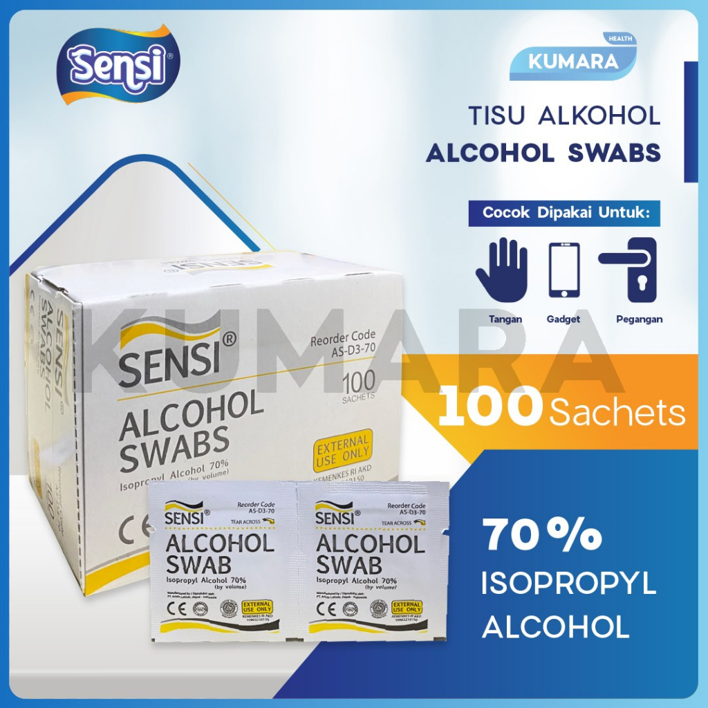 Jual Sensi Alcohol Swab Isi S Shopee Indonesia