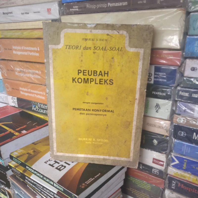 Jual Teori Dan Soal Soal Peubah Kompleks By Murray R Spiegel