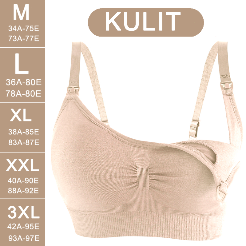 Jual Bra Menyusui Tanpa Kawat Sorex Seamless Jumbo Maternity BH Hamil