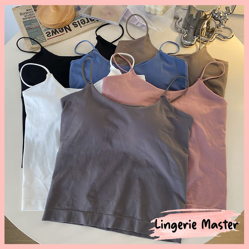 Jual LINGERIE MASTER B 96 Tank Top Polos Halus Tanpa Kawat