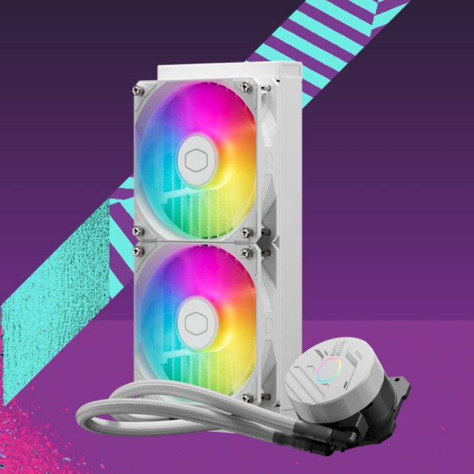 Jual Cooler Master Masterliquid L Core Argb White Mm Liquid Aio