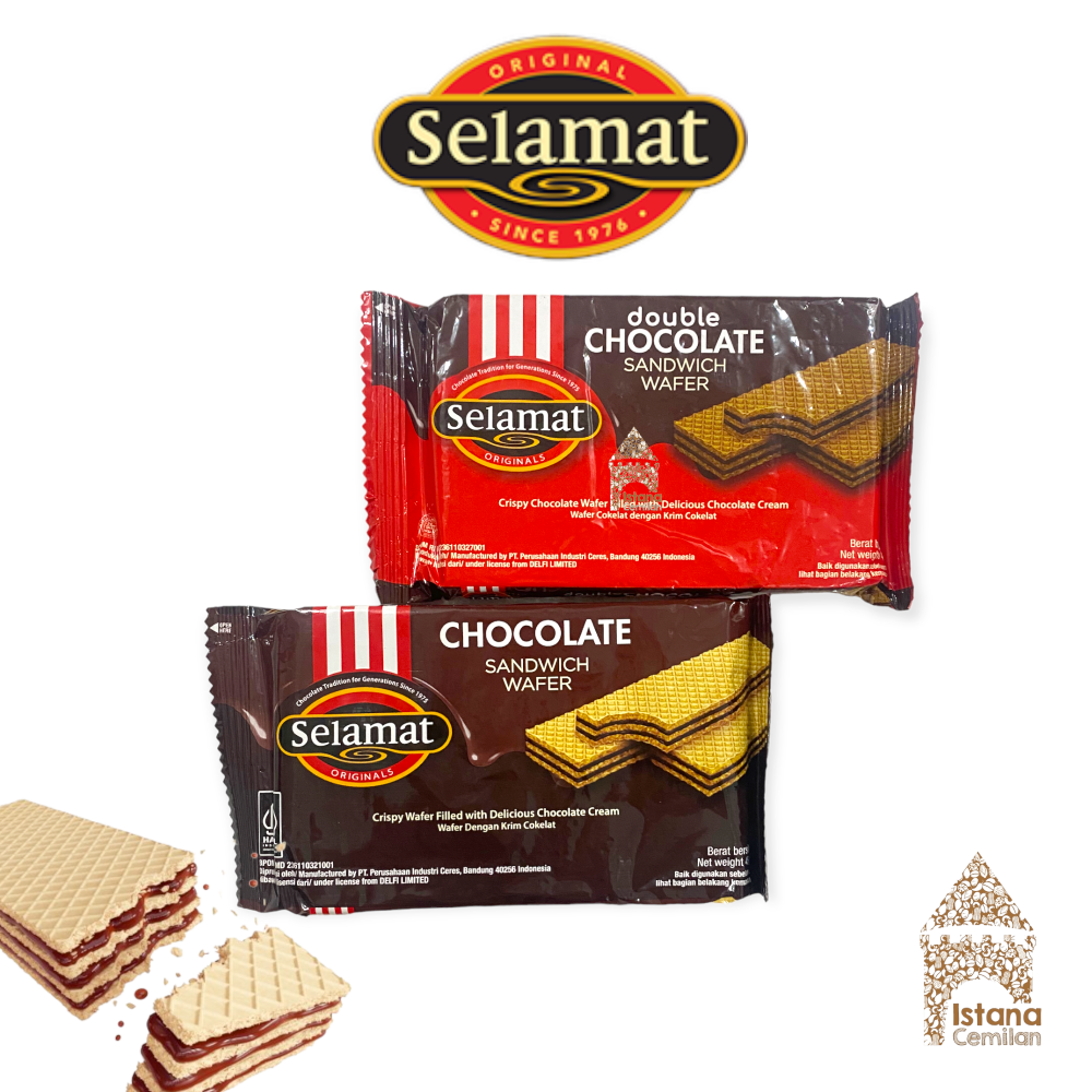 Jual Selamat Wafer Sandwich Chocolate 45 Gram Shopee Indonesia