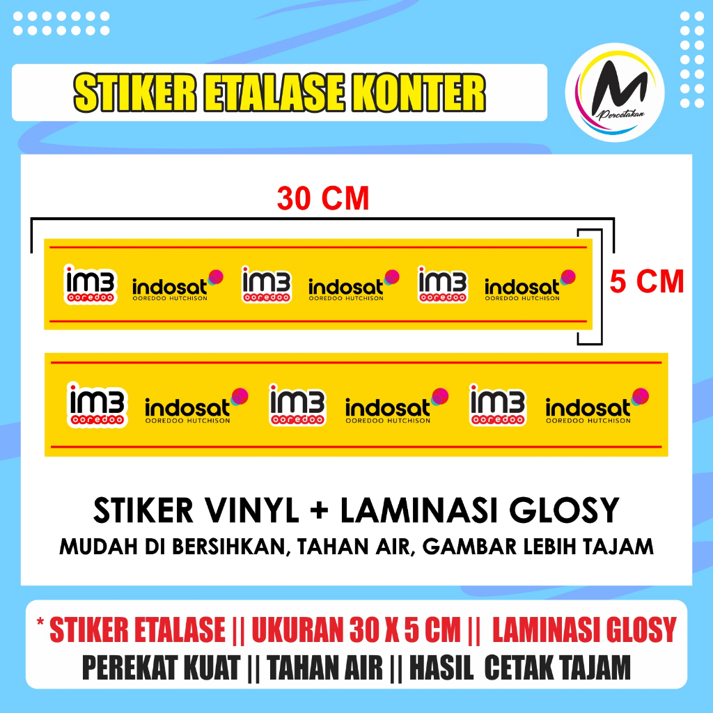 Jual STIKER ETALASE KONTER STIKER VINYL STIKER LAMINASI Shopee