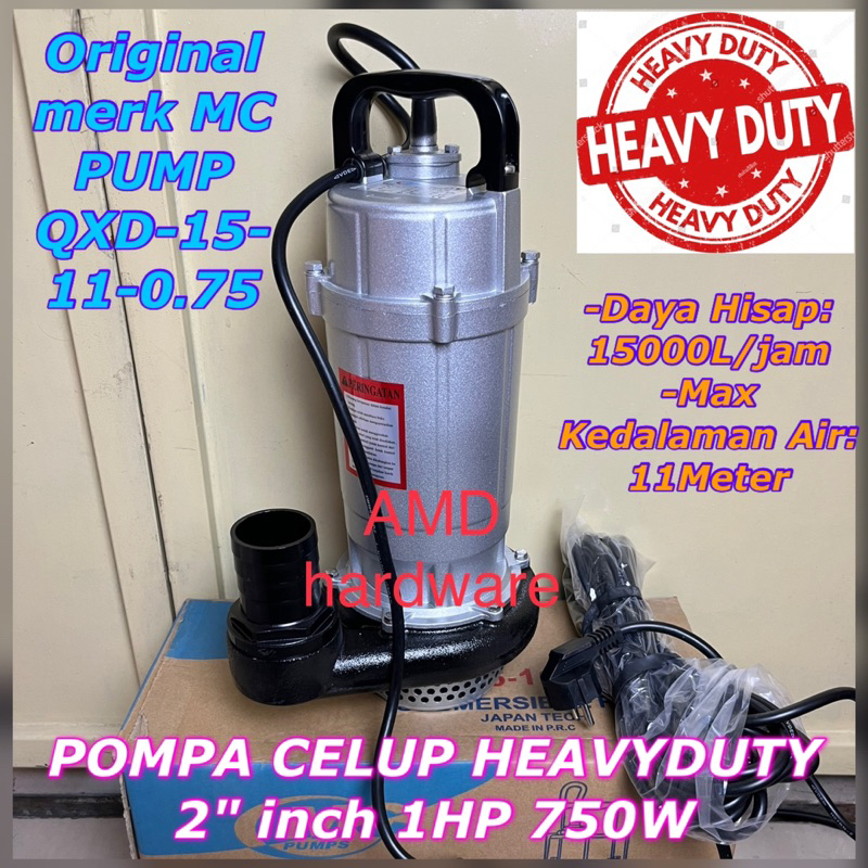 Jual Original Mc Pump Qxd Pompa Celup Stainless Heavy Duty