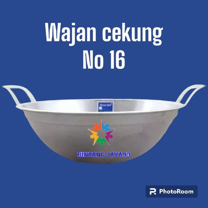 Jual Wajan Cekung Dalam Muat Banyak Kuali Penggorengan Cekung Shopee