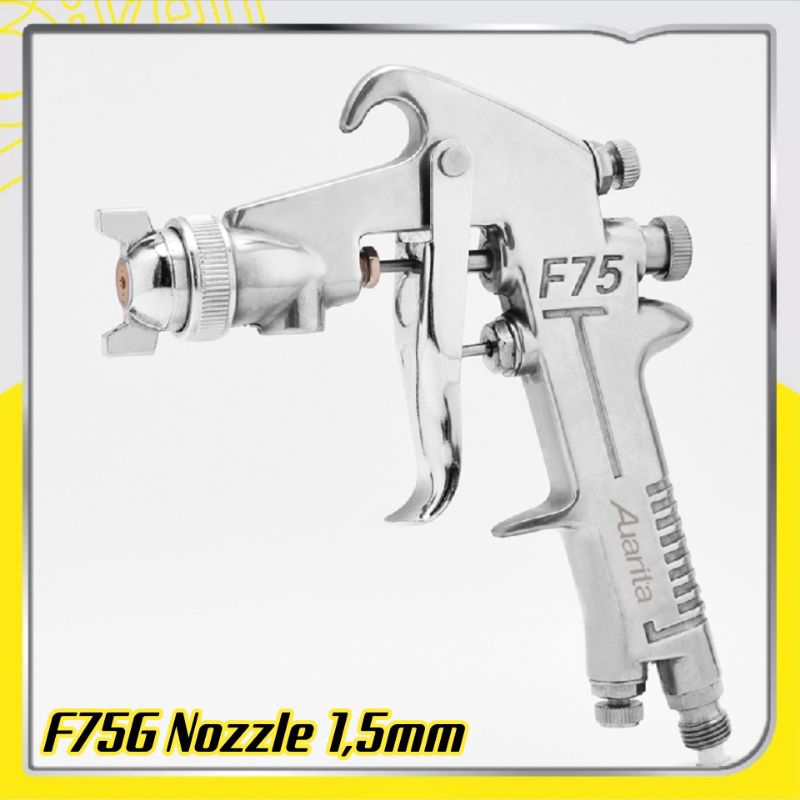 Jual Spray Gun Auarita F 75G Original Excellent Atomization Spray Gun