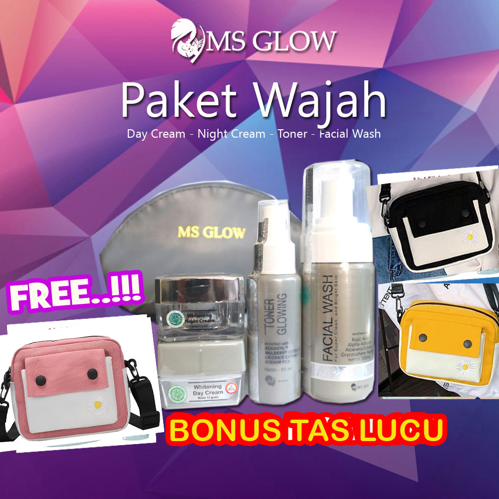 Jual Paket Wajah Ms Glow Lengkap Whitening Acne Ultimate Shopee Indonesia