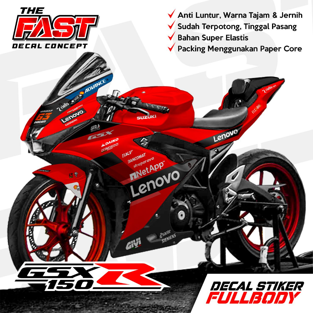 Jual Terbaru Bisa Cod Decal Gsx R Full Body Stiker Gsx R Full