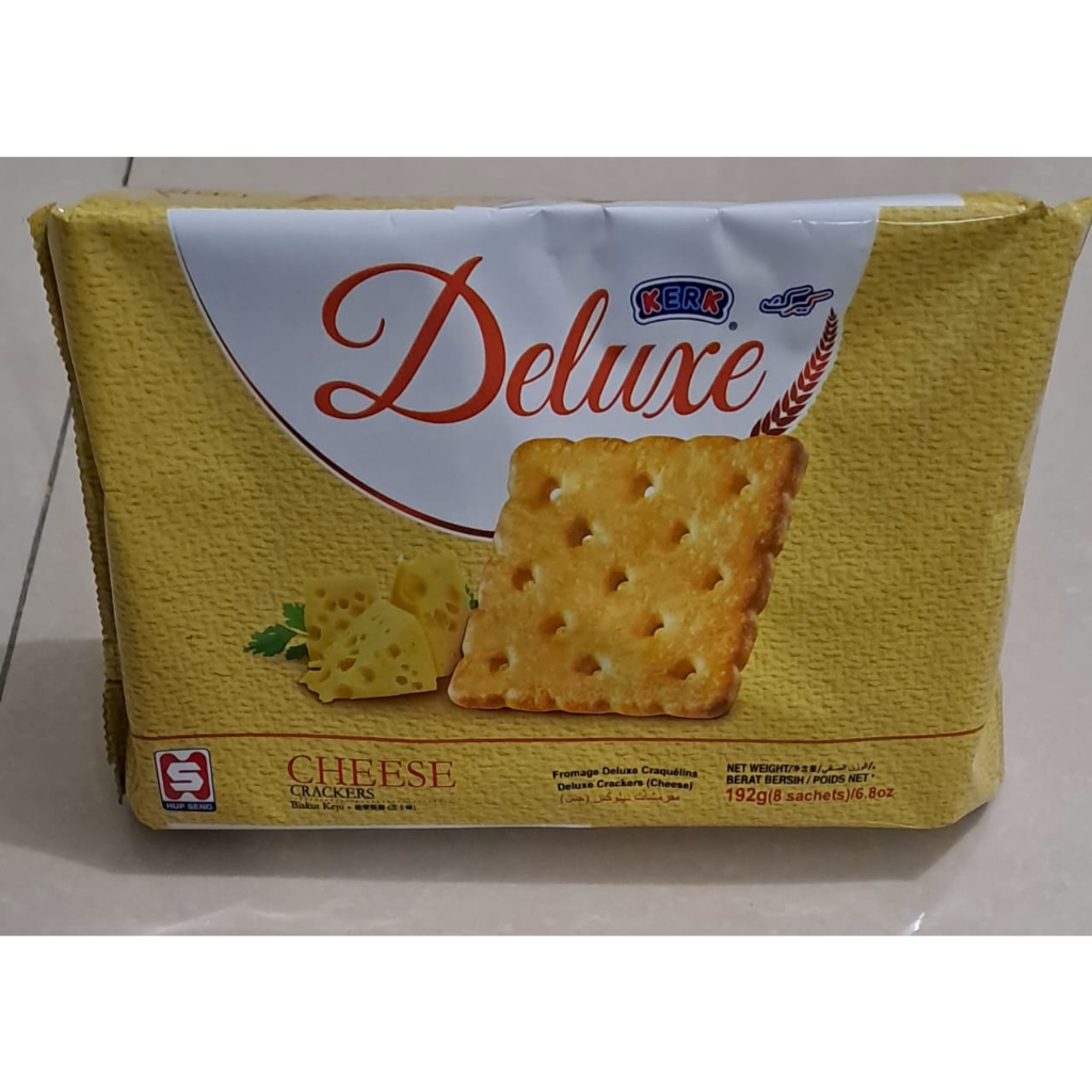 Jual Roti Kering Cracker Deluxe Rasa Keju Biscuit Cheese Crackers