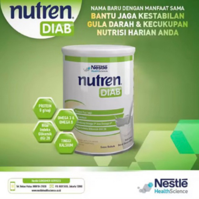 Jual Nutren Diab Nutren Diabetes Gr Shopee Indonesia