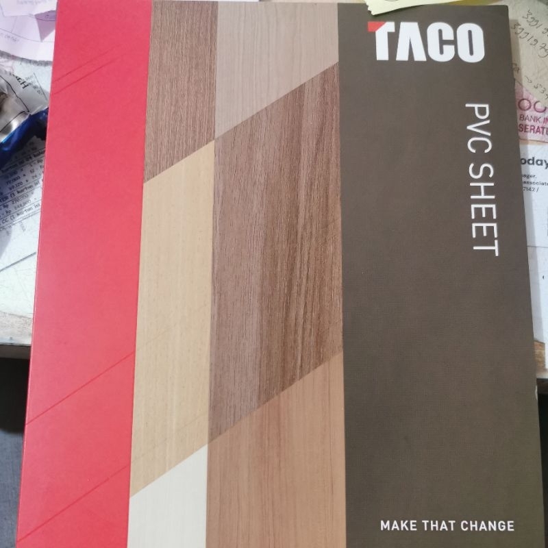 Jual Buku Contoh Sampel Katalog Taco Sheet Terbaru Katalog Pvc Sheet