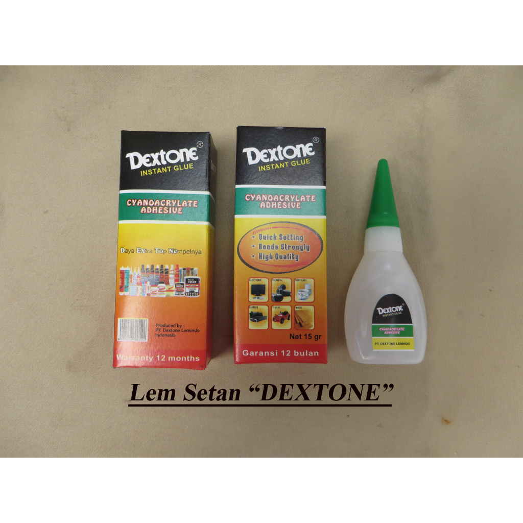 Jual ORIGINAL DEXTONE LEM SETAN LEM KOREA LEM TETES INSTANT GLUE