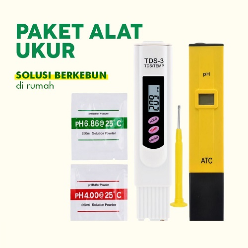 Jual Paket Ph Meter Dan Tds Meter High Quality Alat Ukur Air Hidroponik