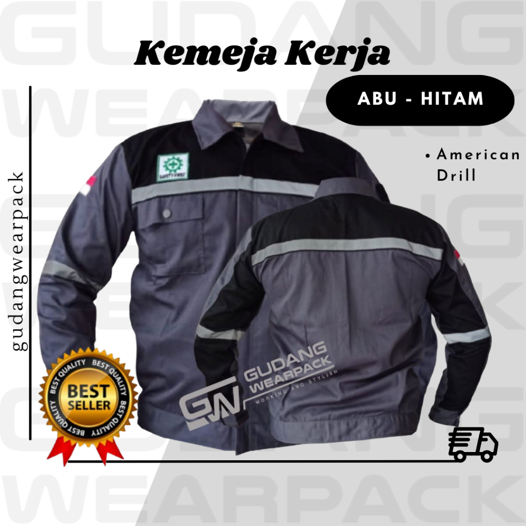 Jual Wearpack Atasan Gudang Wearpack Baju Kerja Seragam Proyek Warna