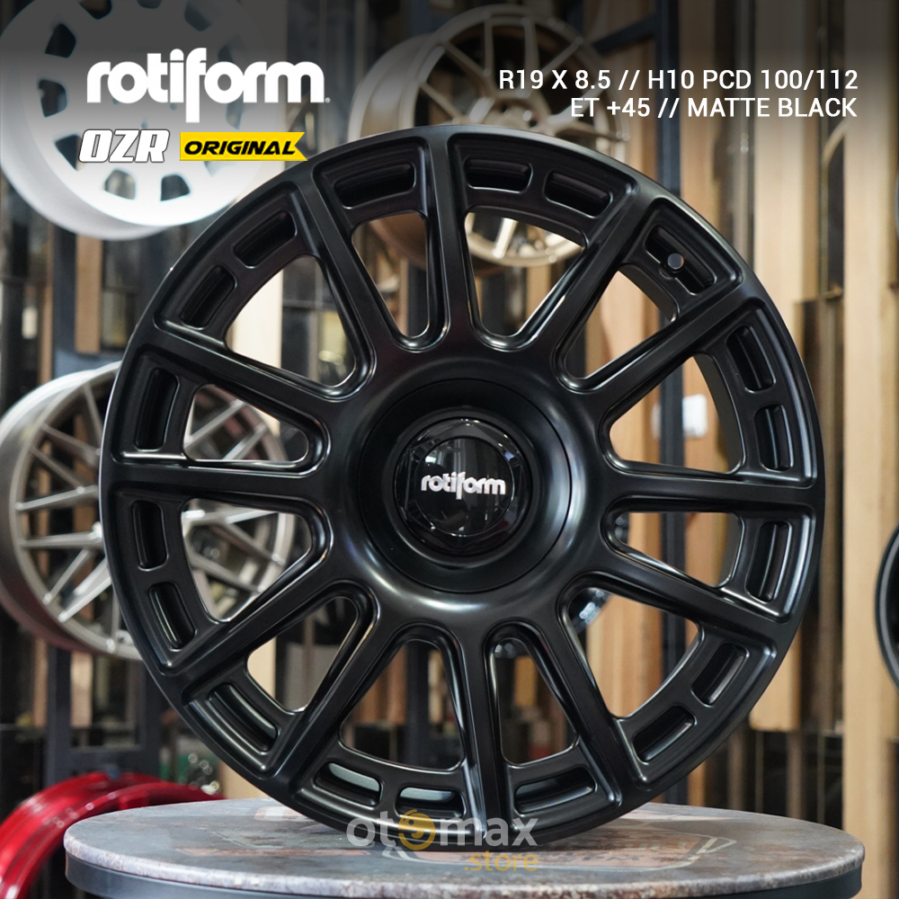 Jual Velg Mobil Rotiform OZR Original Ring 19 Matt Black Shopee Indonesia