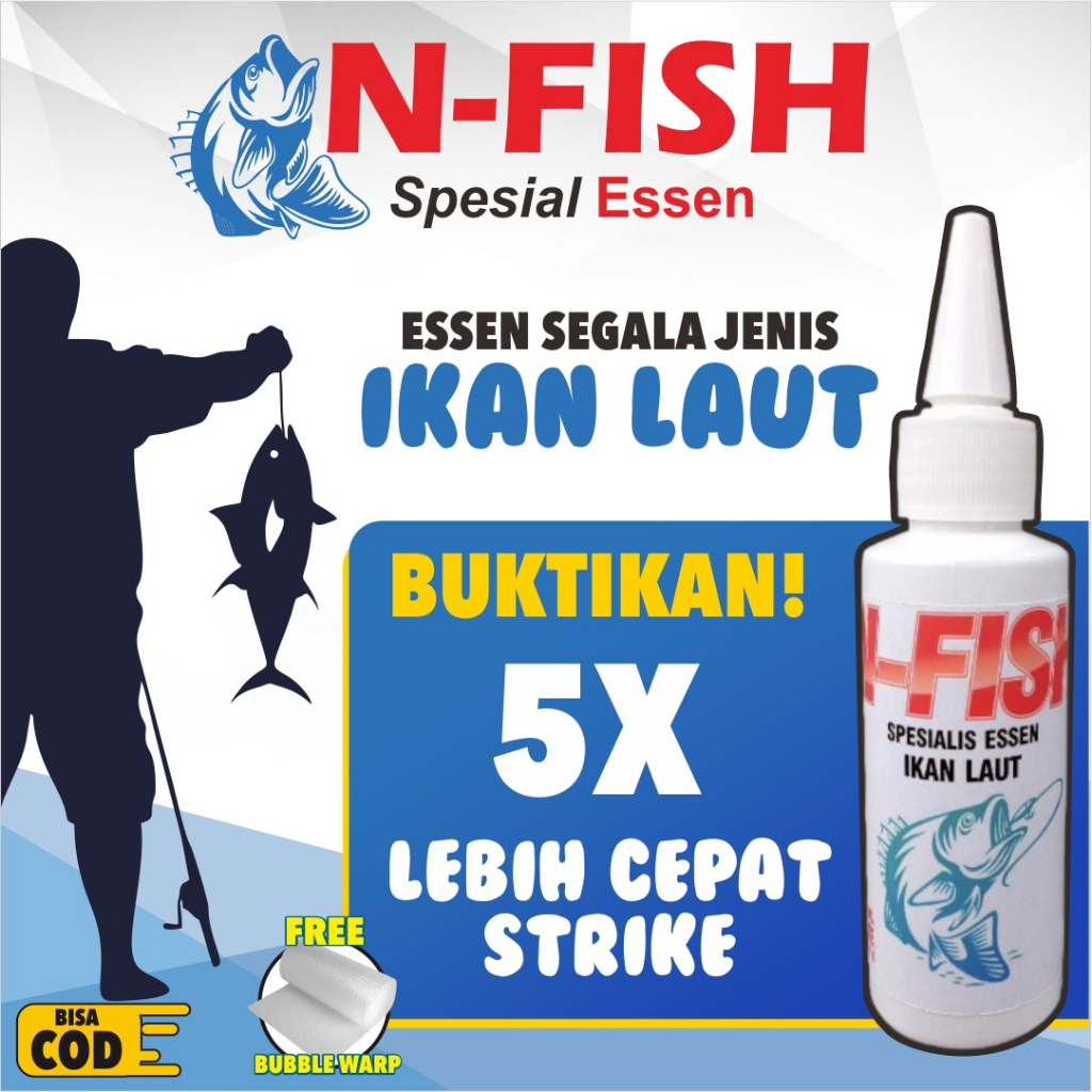 Jual N FISH Essen Spesialis Semua Ikan Laut Essence Pancing Aroma