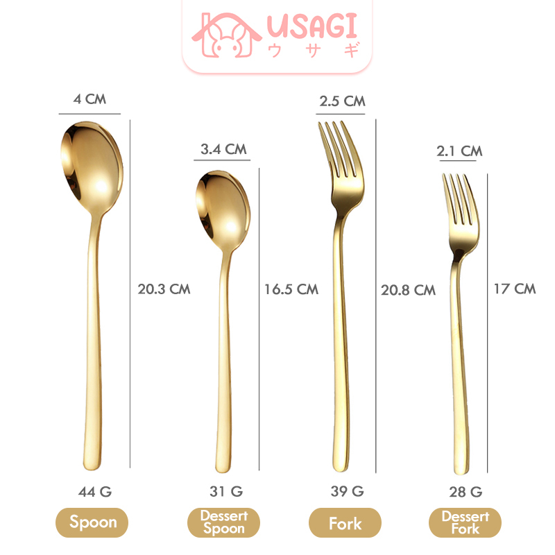 Jual USAGI OFFICIAL 304 Stainless Steel Korean Cutlery PREMIUM