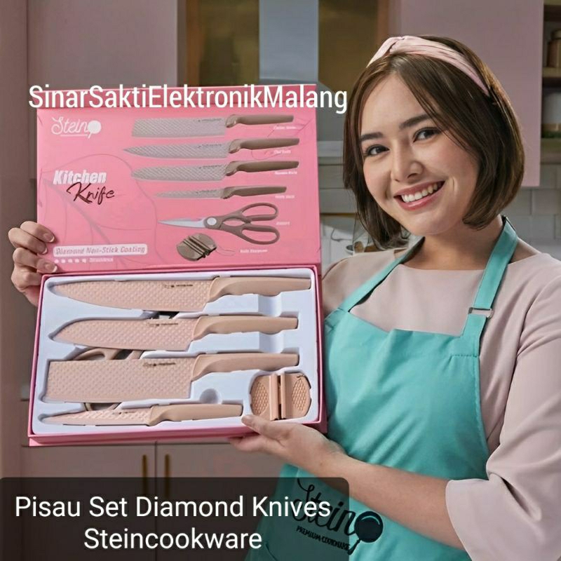 Jual Pisau Set Steincookware Diamond Knives Stein Dapur Mewah Premium