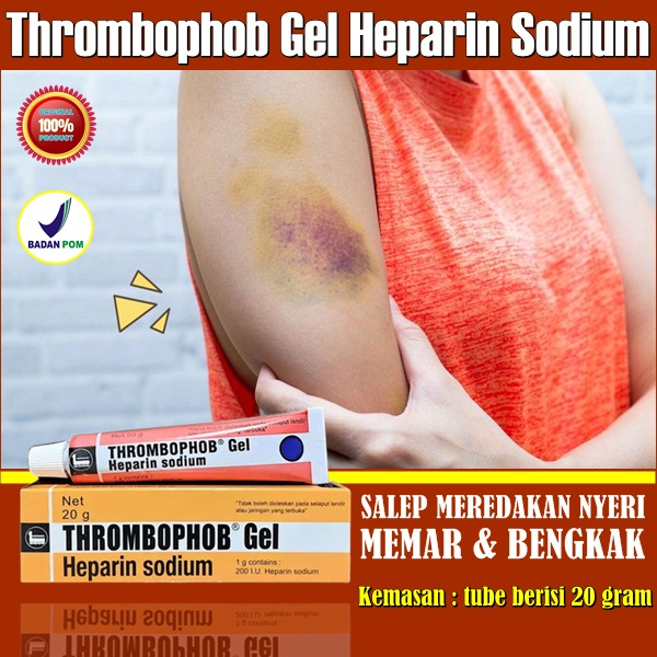 Jual Thrombophob Gel G Heparin Sodium Obat Salep Bengkak Memar Biru