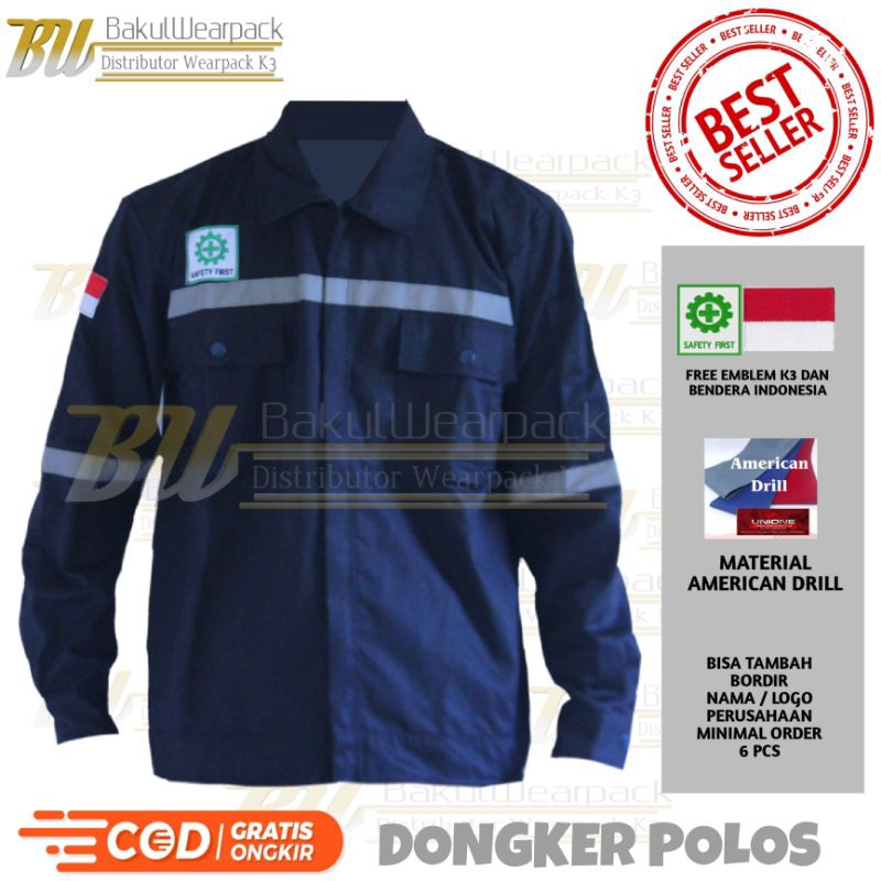 Jual Wearpack Atasan Kemeja Safety Atasan Pakaian Kerja Lapangan