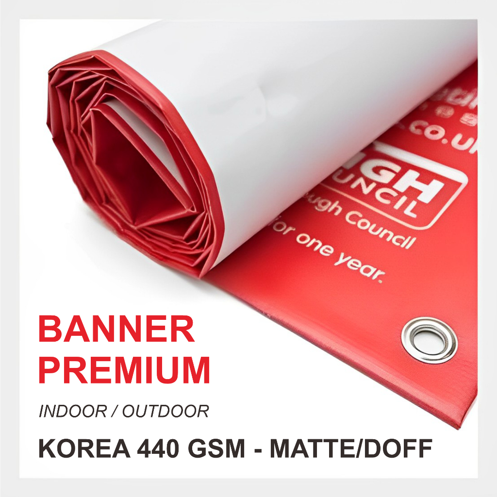 Jual Cetak Banner Korea Gsm Mmt Banner Premium Tebal Spanduk