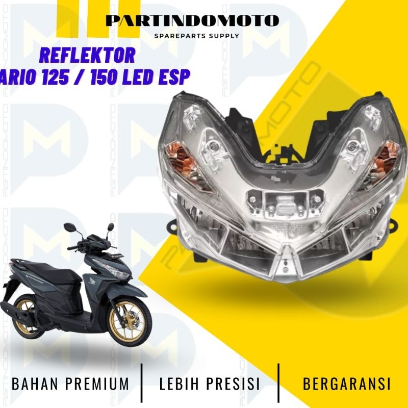 Jual Headlamp Reflektor Lampu Depan Vario Led Esp Old