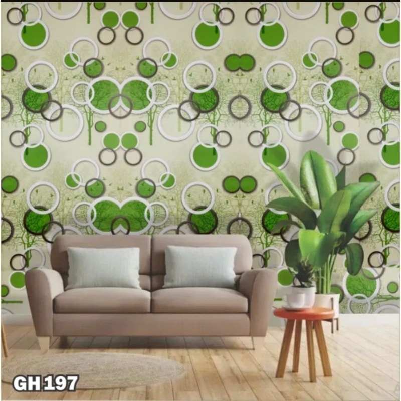 Jual Wallpaper Sticker Dinding Murah M X Cm Tidak Sampai M Bulat