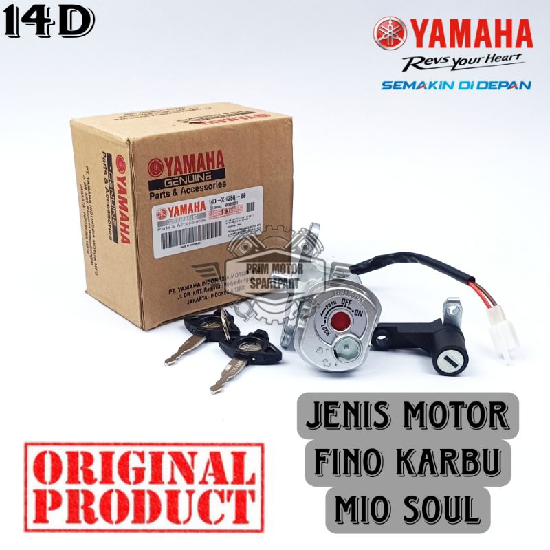 Jual Kunci Kontak Original D Motor Yamaha Mio Soul Fino Karbu Asli