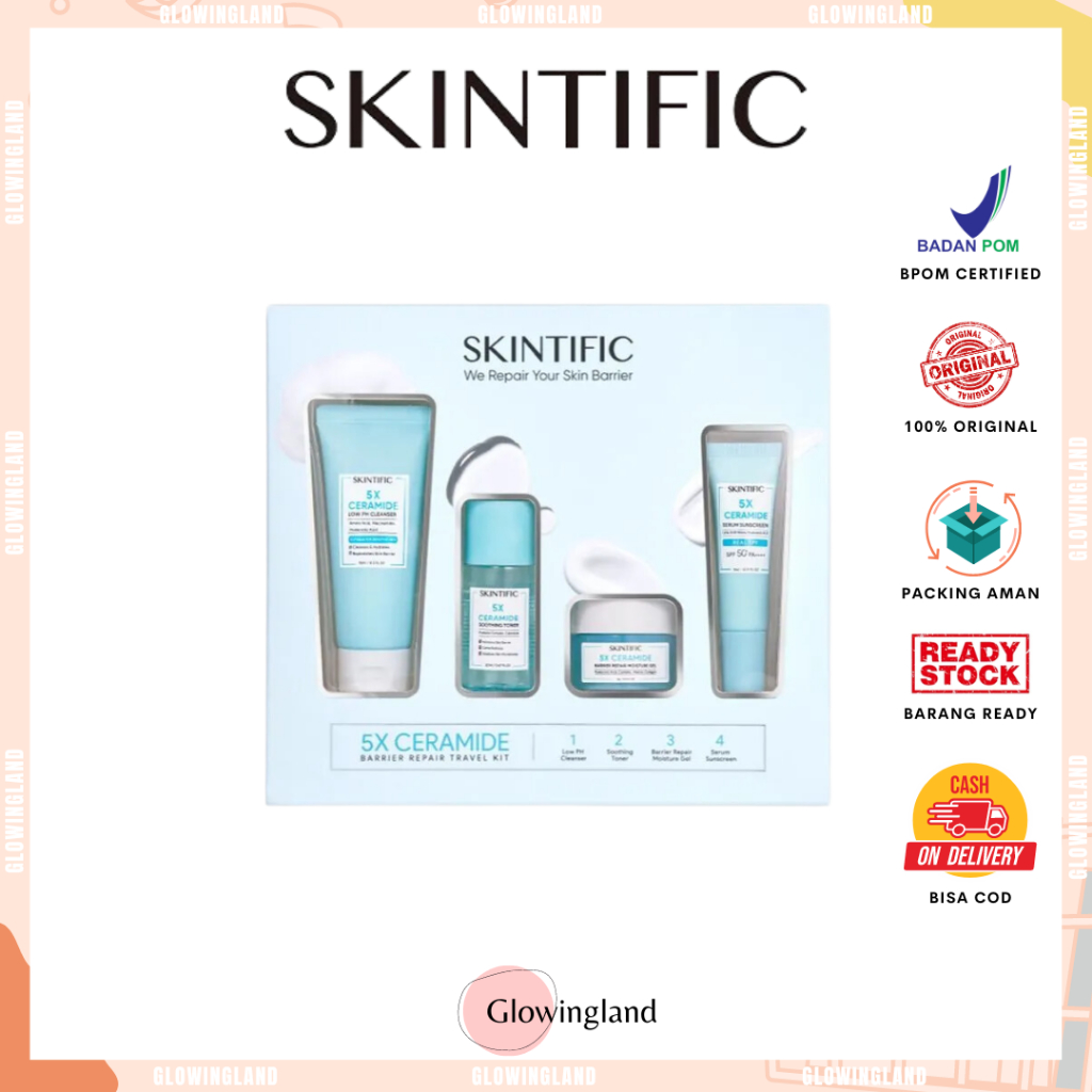 Jual Skintific 5X Ceramide Travel Kit Skintific Niacinamide