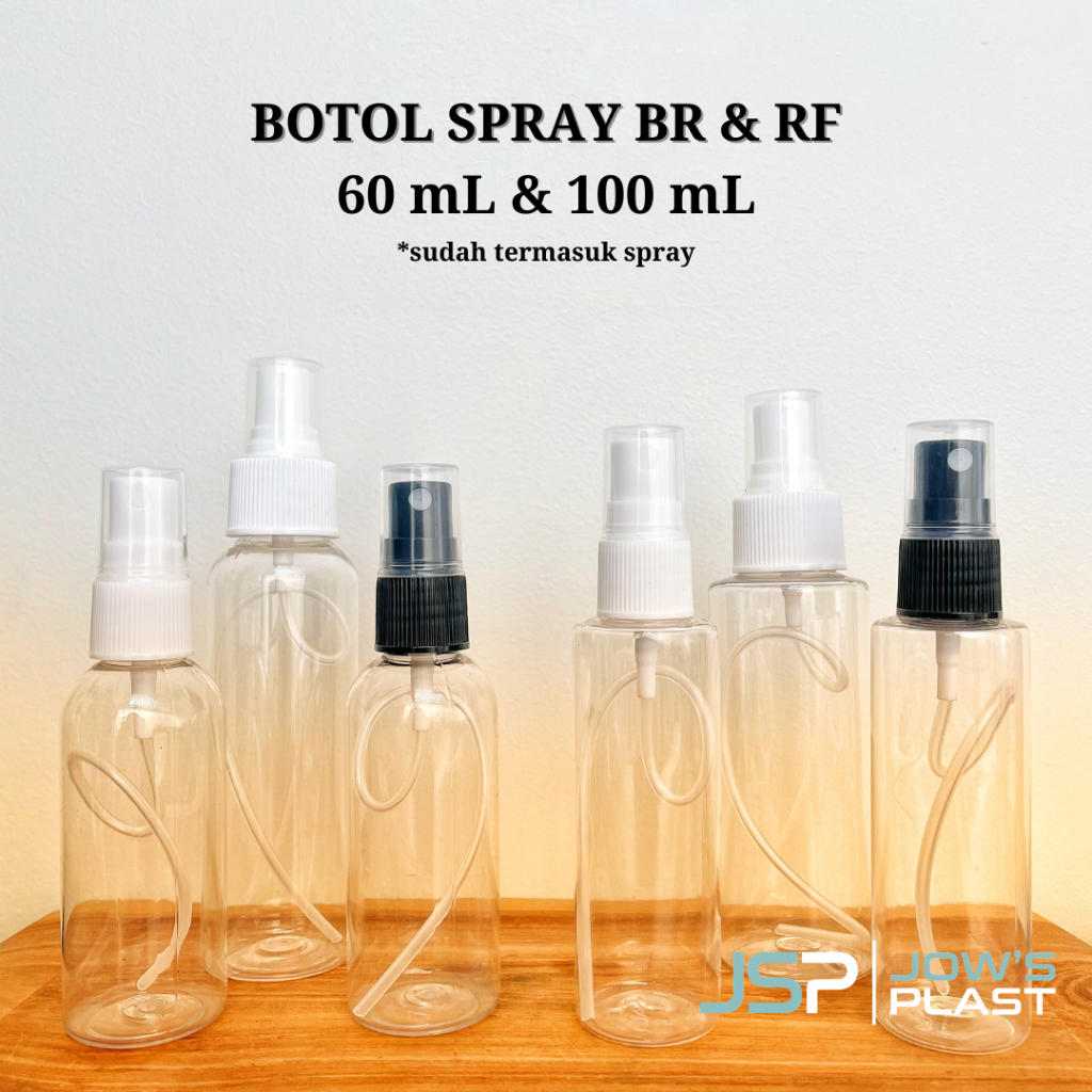 Jual Botol Spray BR Dan RF 60 Dan 100 ML Botol Spray BR 60 ML Botol