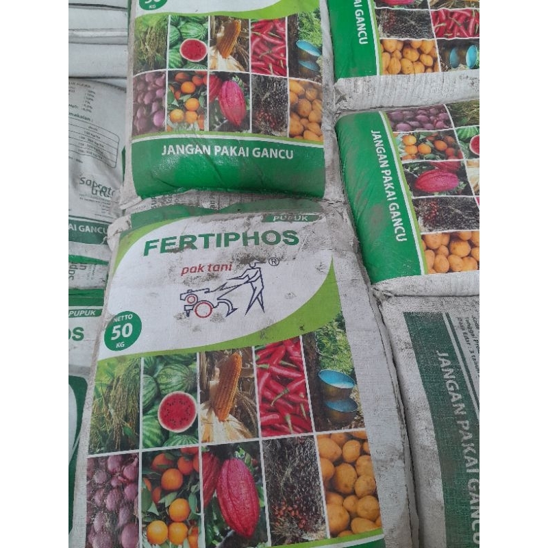 Jual Pupuk SP Fertiphos Kemasan Repack 1kg TSP Fertiphos Hijau Repack