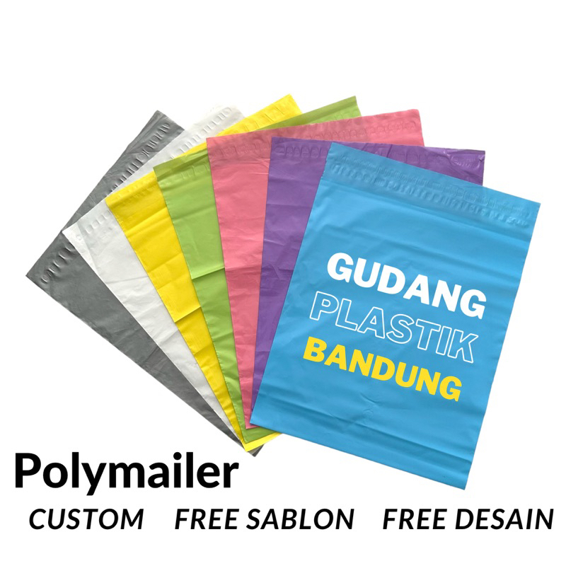 Jual Sablon Plastik Polymailer Custom X Cm Shopee Indonesia