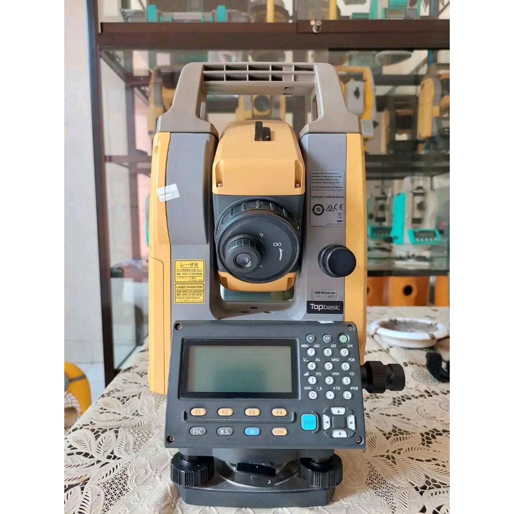 Jual Total Station Topcon GM 55 Bekas Lengkap Set Shopee Indonesia