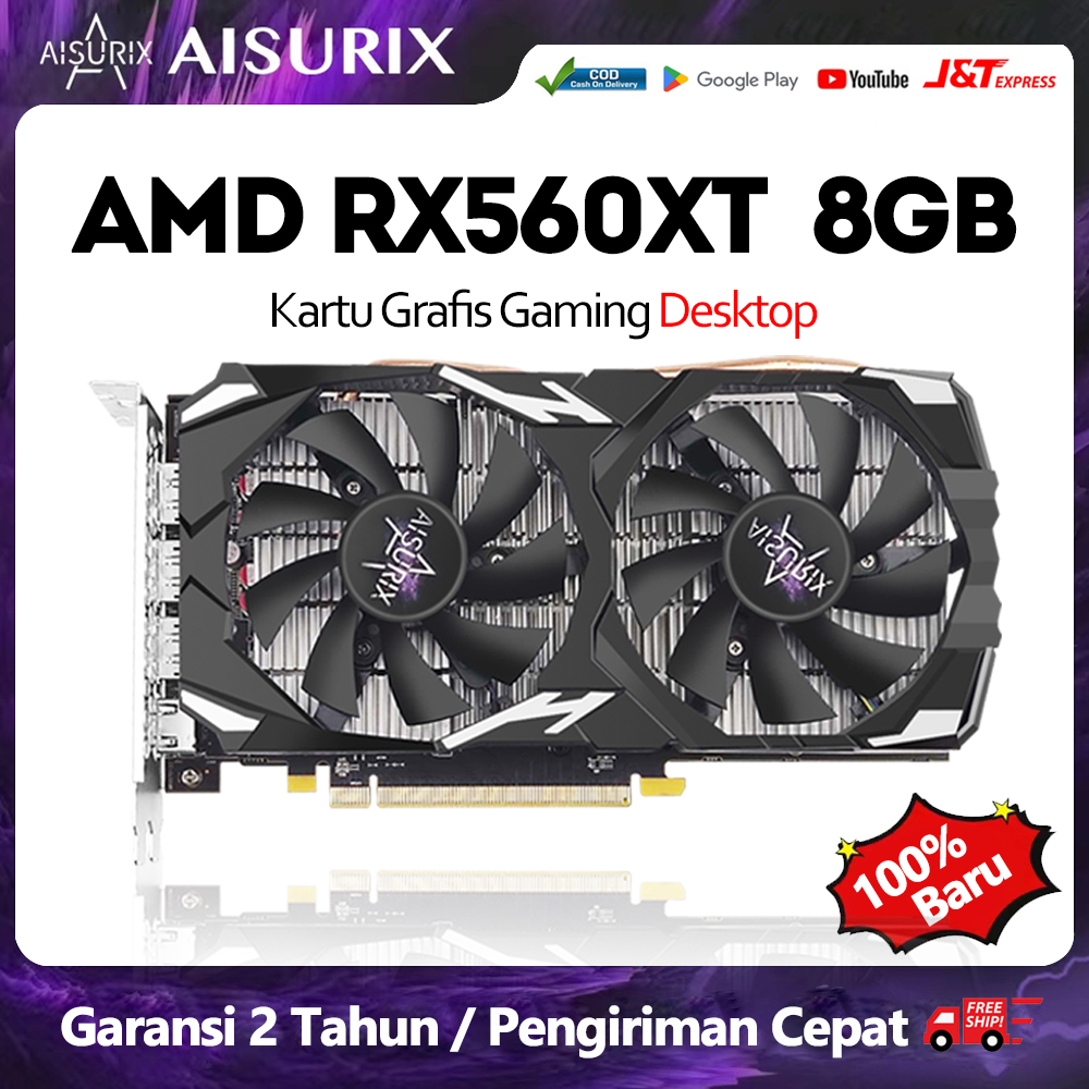 Jual Aisurix Rx Xt Gb Ddr Bit Vga Card Radeon Amd Rx Gb