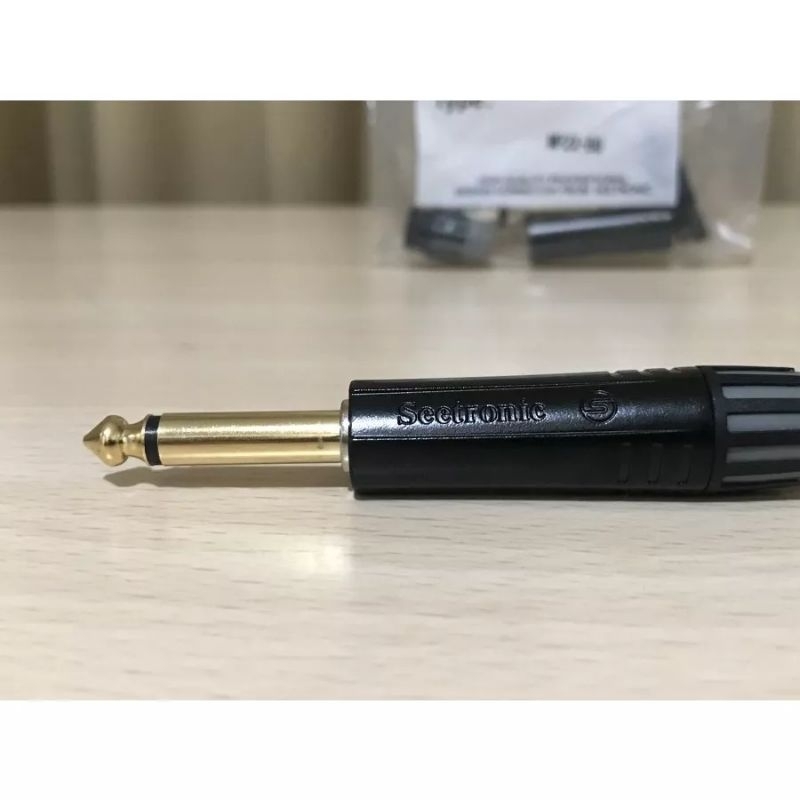 Jual Jack Akai Seetronic Mono Gold Plated Jack 6 5mm Shopee Indonesia