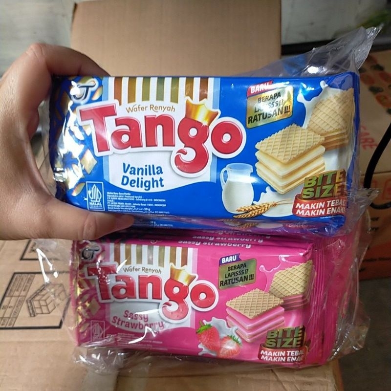 Jual Uk Besar Tango Wafer 39gram Perpak Isi 10 Bungkus Shopee Indonesia