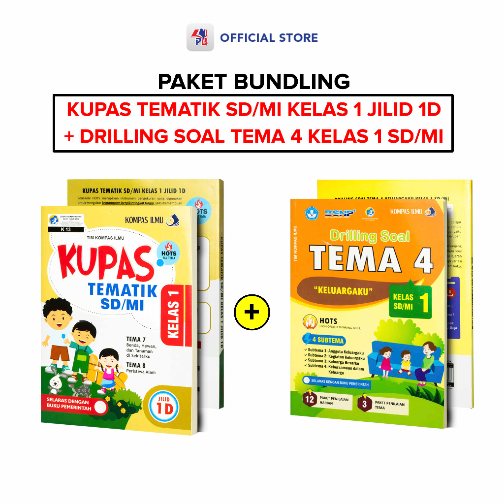 Jual Buku Sekolah Kupas Tematik SD Mi Kelas 1 Jilid 1D Drilling