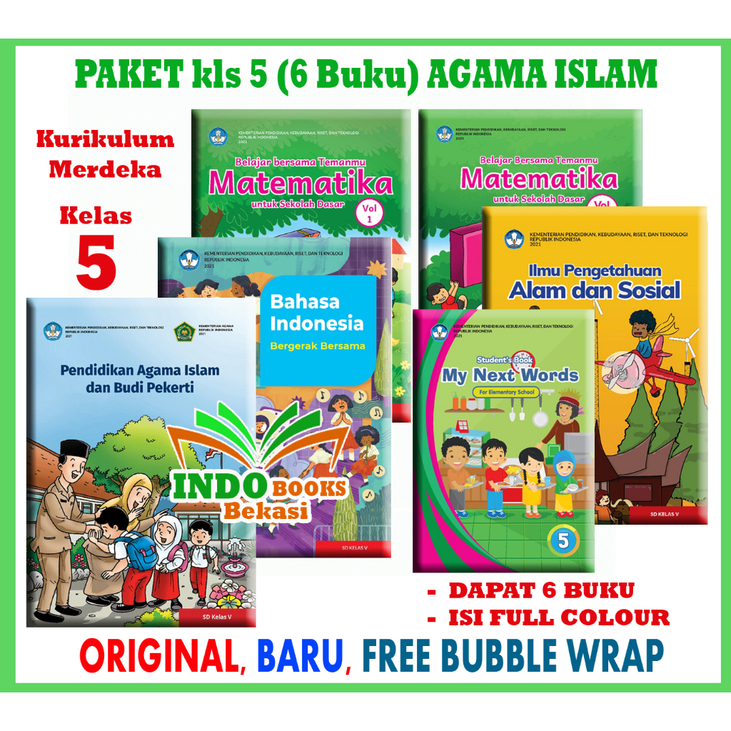 Jual Paket Lengkap Sd Kelas Kurikulum Merdeka Agama Islam Isi Buku