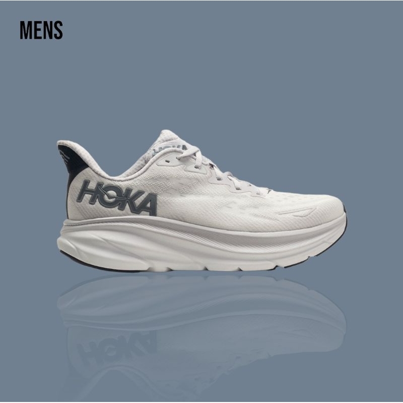 Jual HOKA Clifton 9 Men S Nimbus Cloud Steel Wool Shopee Indonesia