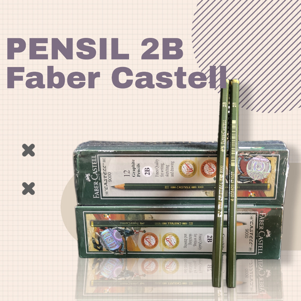 Jual Pensil B Faber Castell Pack Isi Pcs Shopee Indonesia