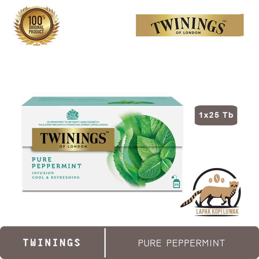 Jual Twinings Tea Varian Pure Peppermint Infusion Shopee Indonesia