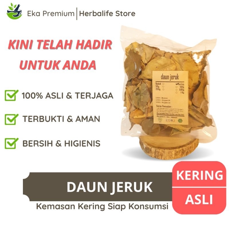 Jual DAUN JERUK PURUT KERING Asli Ramuan Rempah Herbal Penyedap Rasa