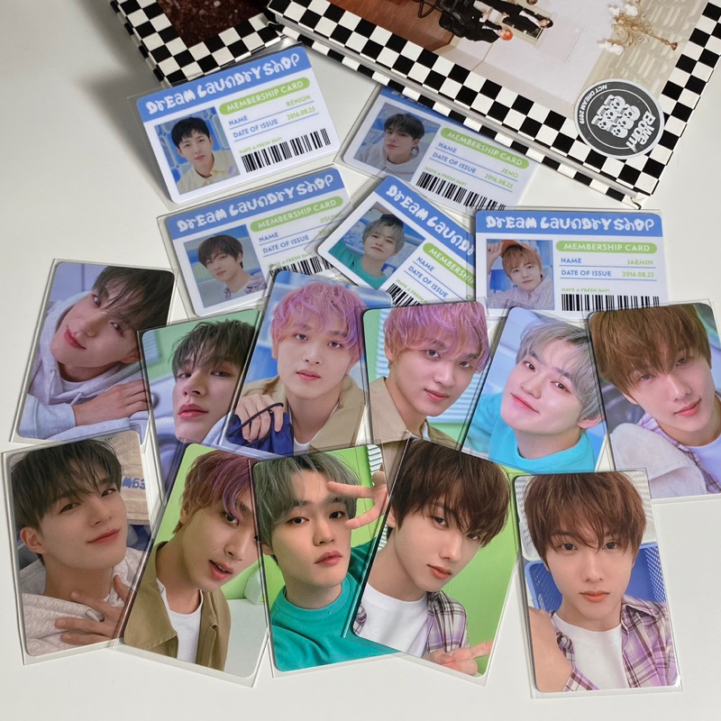 Jual NCT DREAM LAUNDRY SHOP SELCA CONCEPT KONSEP ID CARD PHOTOCARD PC