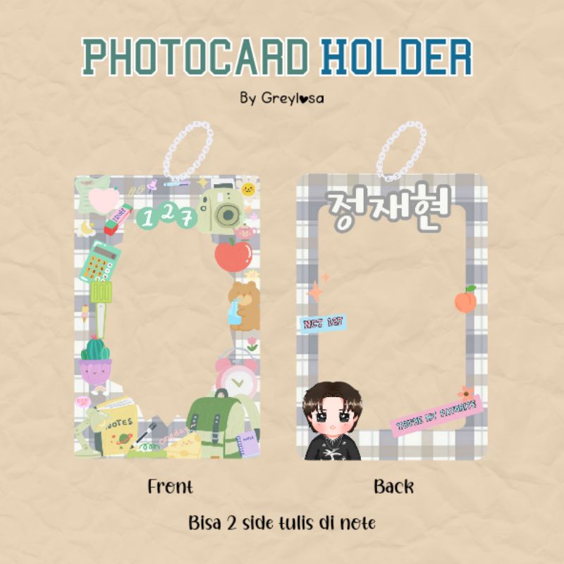 Jual Card Holder Cahol Photocard Holder Akrilik Nct Shopee Indonesia