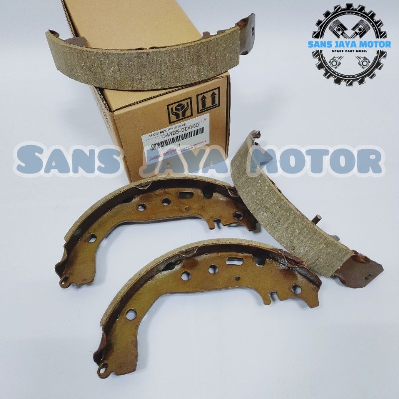 Jual Brake Shoe Kampas Rem Belakang Yaris New Vios Original 1 Set