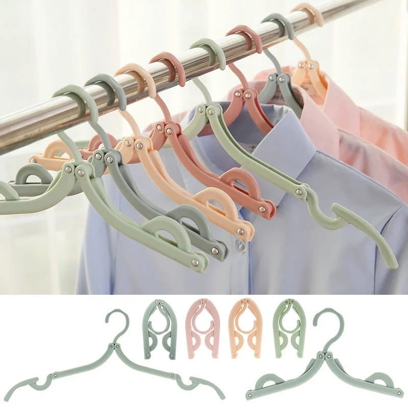 Jual Gantungan Baju Lipat Hanger Lipat Serbaguna Hanger Lipat