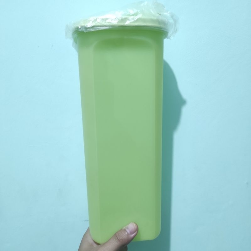 Jual Tupperware Baru Slim Line L Warna Hijau Reject Display