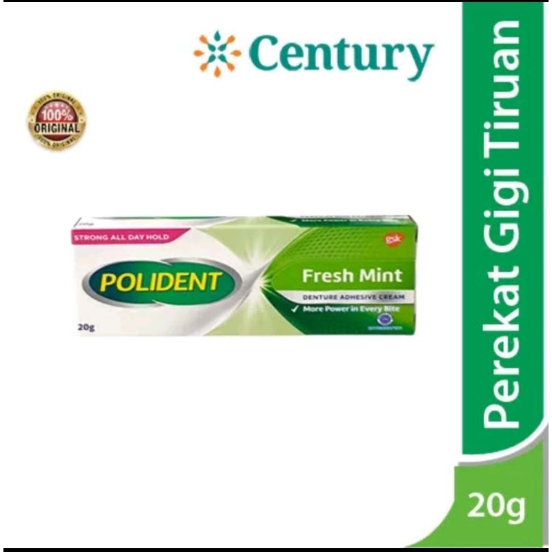 Jual Polident Fresh Mint G Perekat Gigi Tiruan Lem Gigi Gigi