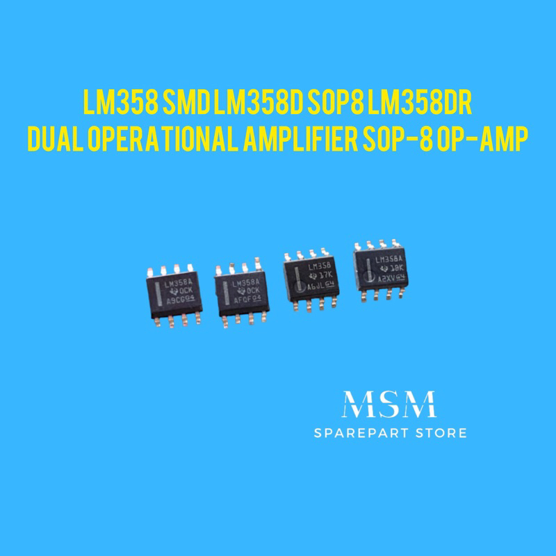 Jual Lm Smd Lm D Sop Lm Dr Dual Operational Amplifier Sop Op