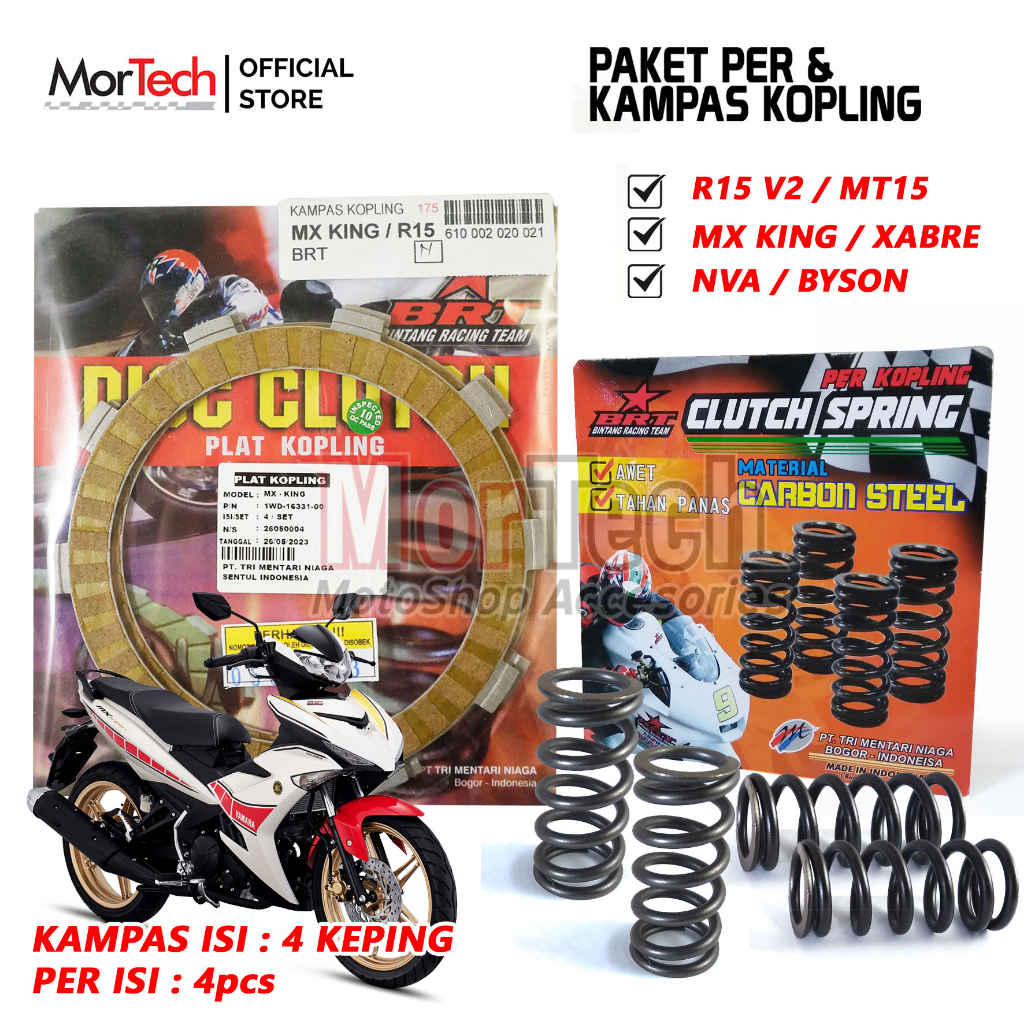 Jual Brt Racing Paket Per Kopling Dan Plat Kampas Kopling Kain Klos